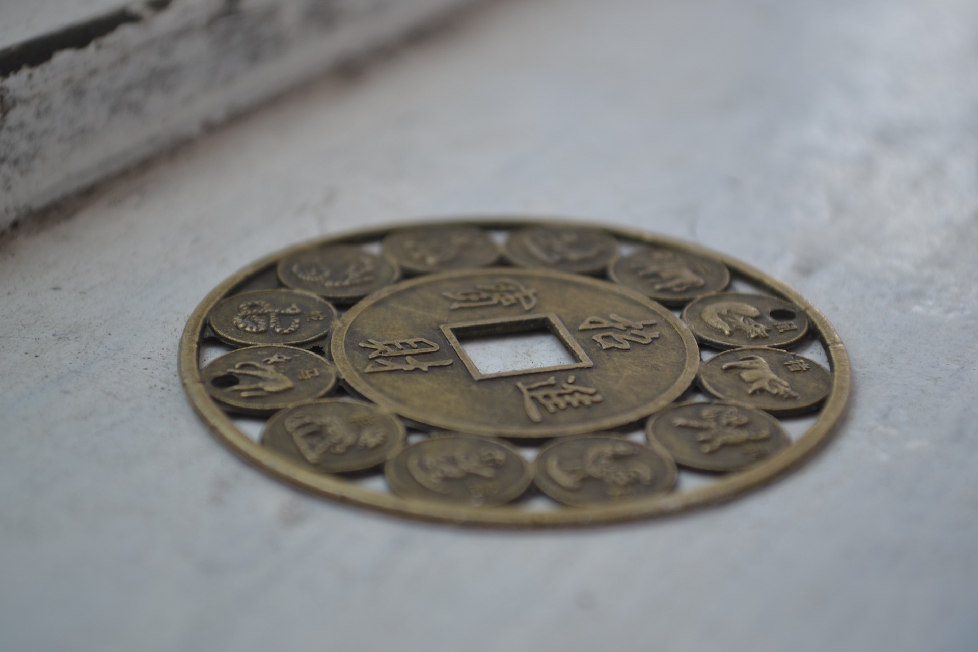 Coin with Chinese Zodiac Signs